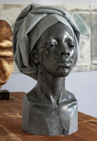 African Woman in Turban