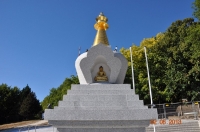 Stupa z granitu strzegomskiego