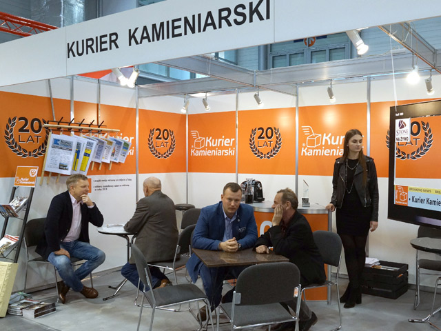 nasze stoisko na targach STONE